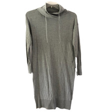 Banana Republic Women Gray Sweater Dress Size XS Oversized Casual Travel Comfy