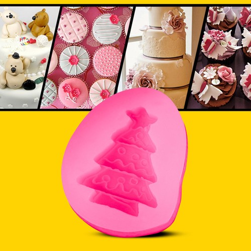 Cake Decoration Mold Festive Baking Chocolate Mould Christmas Tree Pan - Picture 6 of 12