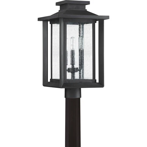 Quoizel WKF9011 Wakefield 3 Light 19" Tall Outdoor Single Head - Black - Picture 12 of 12