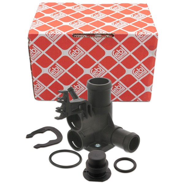 febi Wasserflansch Set FüR VW Golf 3 Passat B3/B4 Sharan 7M Vento 1.8 2.0-image