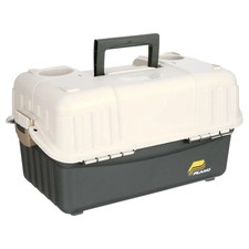 Plano 6-Tray Hip Roof Large Tackle Storage Box, Green/Sand