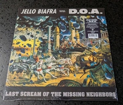 JELLO  BIAFRA with D.O.A.  ''Last Scream Of The Missing Neighbors'' Vinyl LP, NEW