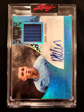 2023 Leaf Phil Foden Superlative Signature Auto Autograph Game Used Patch 6 /6