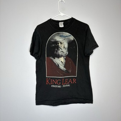 Vintage King Lear Stratford Festival Black T Shirt Men s Size Medium