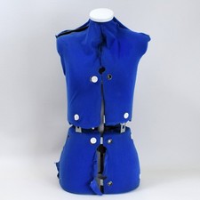 Venus Turn & Lock verstellbare Schneiderpuppe blau keine Stange reparaturbedürftig
