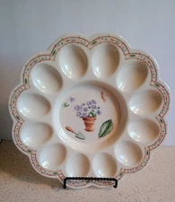 pfaltzgraff flower garden Melamine Deviled Egg Tray