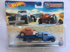HOT WHEELS PREMIUM TEAM TRANSPORT #32 1932 FORD + SPEED WAZE - 1/64 BRAND NEW