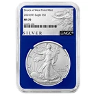 2026 (W) $1 1-oz American Silver Eagle NGC MS70 ALS Label Blue Core