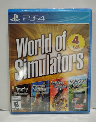 UIG Entertainment World of Simulators PS4 4 Full Games Simulation E 2019 NTSC