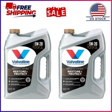 2 Pack, Valvoline Restore & Protect Full Synthetic 5W-20 Motor Oil 5 QT 55.99 per gallon