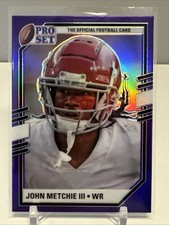 2022 Leaf Pro Set Draft #PSP-JM1 John Metchie III Alabama Crimson Tide Purple