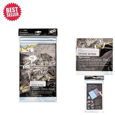 100-Pack of Acid-Free Comic Book Sleeves Resealable Design for Collectors