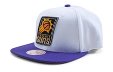 Mitchell & Ness White/Purple NBA Phoenix Suns 50th Anniversary Snapback - OSFA
