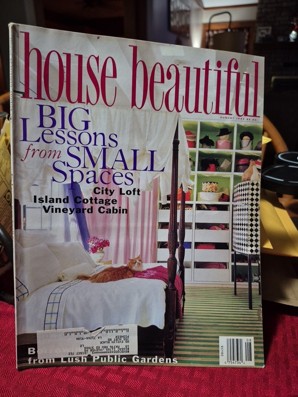 House Beautiful Magazine (August 1994, Vol. 136, No. 8)