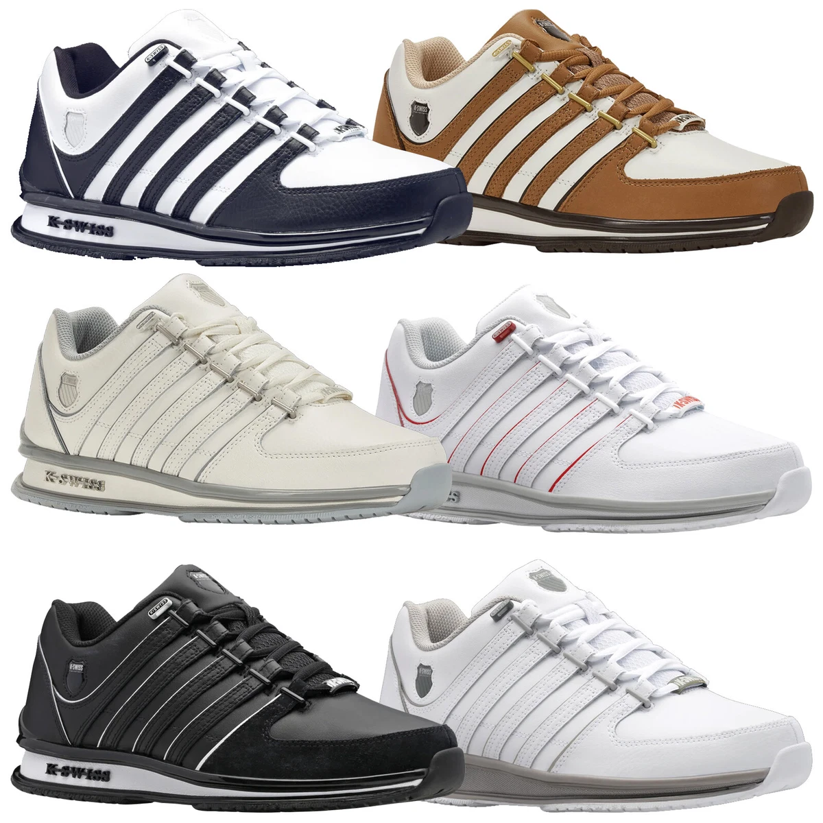 k swiss leather trainers