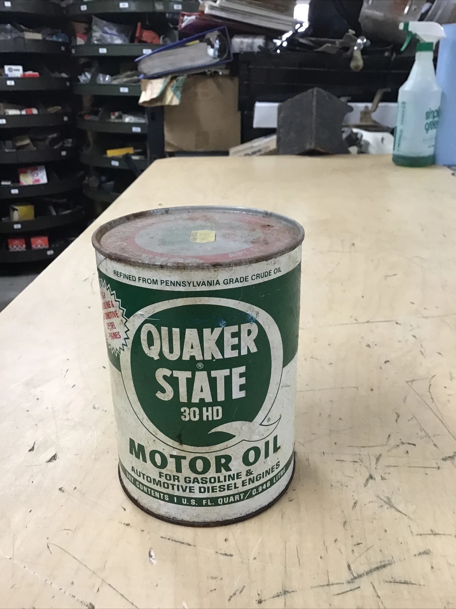 Quaker State Oil Can