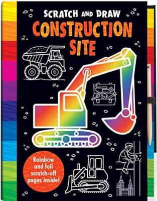 Scratch and Draw: Construction Site - Hardcover By Over, Arthur - GOOD