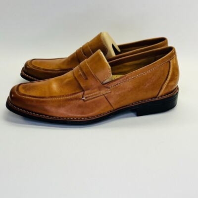 Sandro Moscoloni Stuart Penny Loafer Size 8.5 In Brown  display picture 3
