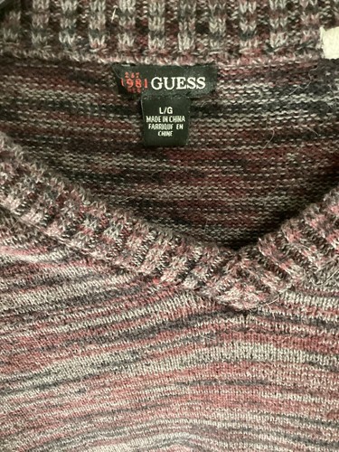 guess 1981 sweater In Good Condition Men Size Large - Picture 2 of 3