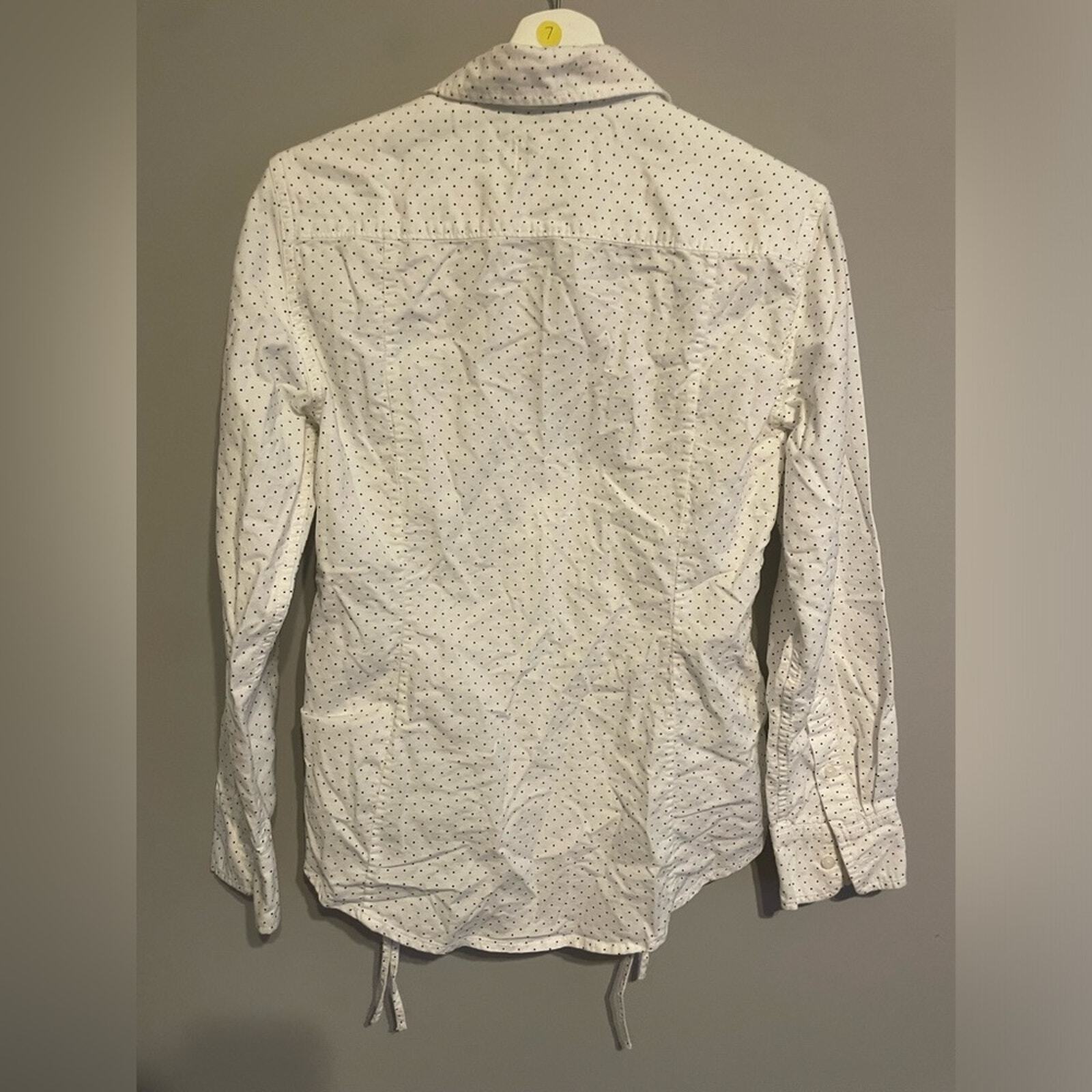 Current Elliott Polka Dot button down Top Size 2 - image 7