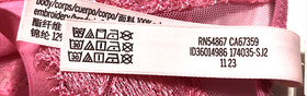 Victoria's Secret Dream Angels NWT Medium Pink Boho Embroider Thong Panty Sexy