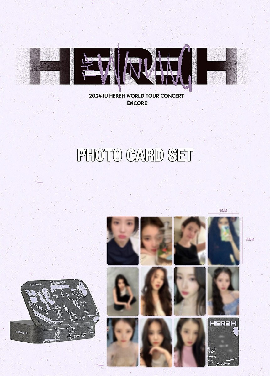 【トレカ】2024 IU [HEREH] WORLD TOUR CONCERT IU PHOTOCARD SET 2024 IU HEREH WORLD TOUR CONCERT ENCORE