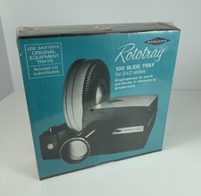 Vintage Rare NOS Sawyers Rototray 100 Slide Tray For 2x2 Slides Brand New Sealed