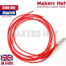 2x 40W Ceramic Cartridge Heater- Straight 12V Heating Element - 3D Printer - ...