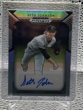 2019 Panini Prizm Draft Picks SETH JOHNSON Silver Refractor Phillies Auto