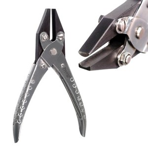 PTL Prestige Schmuckherstellung Werkzeug Halbrund & Flach Nase Formung Zange 12cm