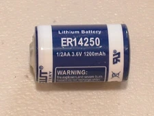 4 NEW ER 14250 LS14250 ER3S 3.6v 1/2AA LITHIUM BATTERY 1200mAh EXPIRE 09/2032