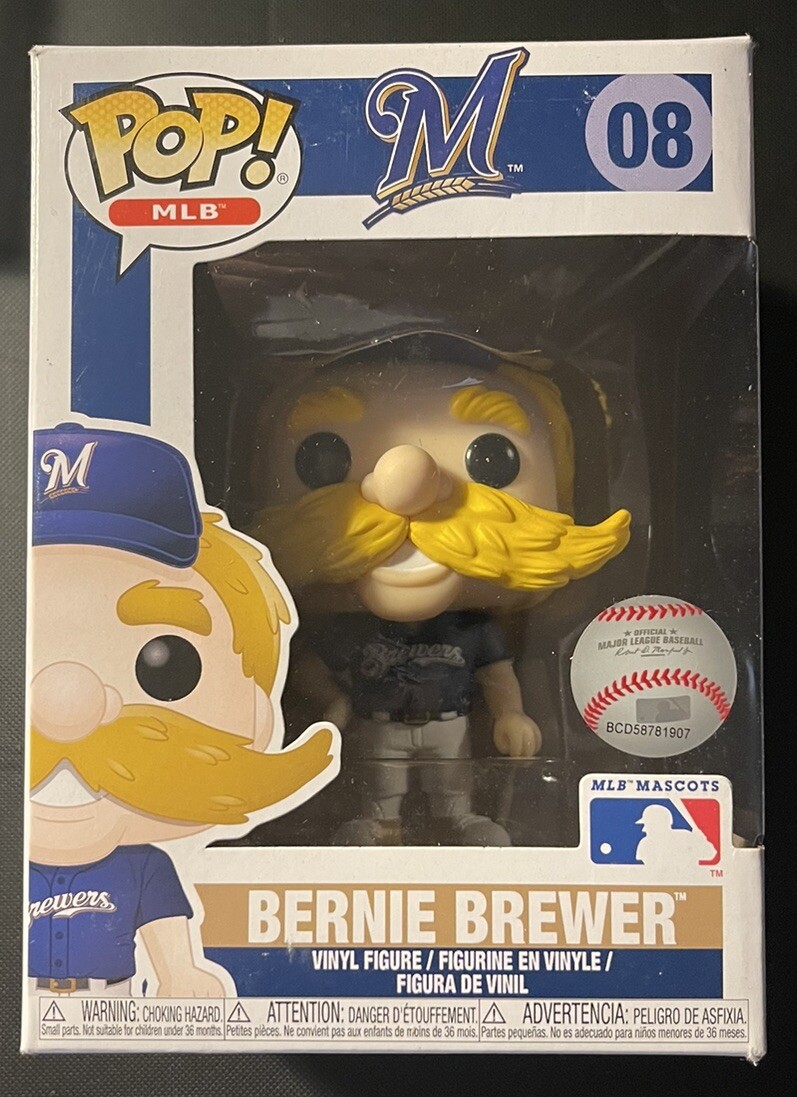 Funko Pop! MLB Milwaukee Brewers Mascot #08 Bernie Brewer