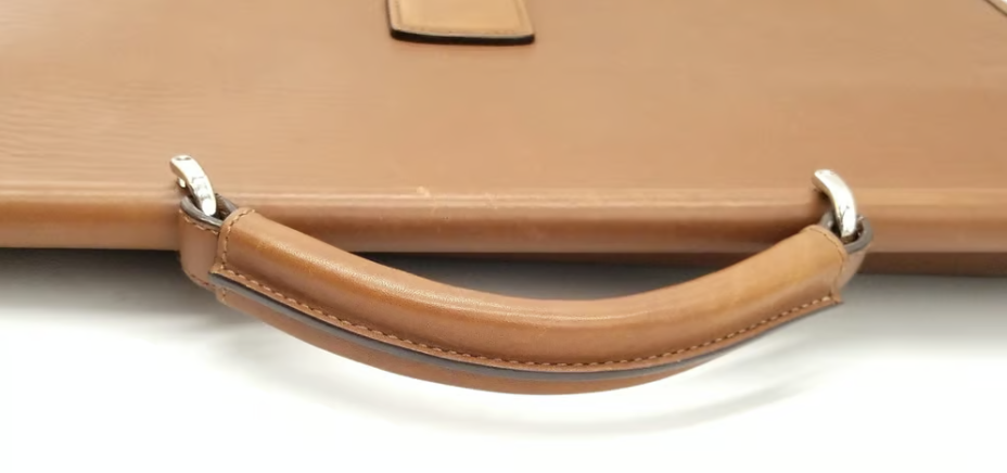 Coach F06456 Vintage Barclay Saddle Brown Briefcase/Laptop Bag W