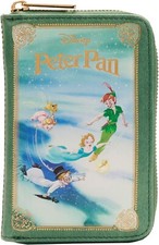 Cartera para libros Disney Peter Pan con cremallera alrededor, NUEVA