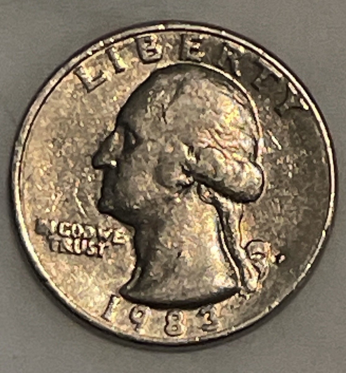 1983P Quarter Error, Rim, Missing “IN”, Pluribus And Unum | eBay