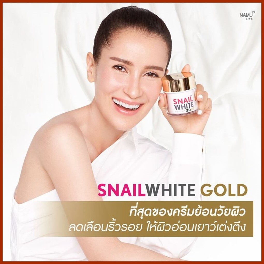 2 Crèmes Faciales Namu Life Snail White Gold - Anti-âge & Blanchissante - 50g - Neuf