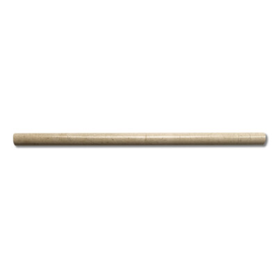 M17P Crema Marfil Marble 5/8x12 Pencil Liner Trim Molding Polished