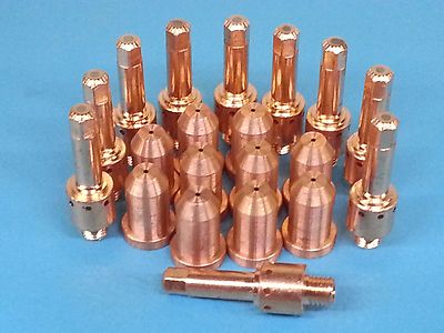 Lot De 20 électrodes Et 8 Buses PlasmaDyn Pour Torches à Plasma Thermal Dynamics PCH/M60