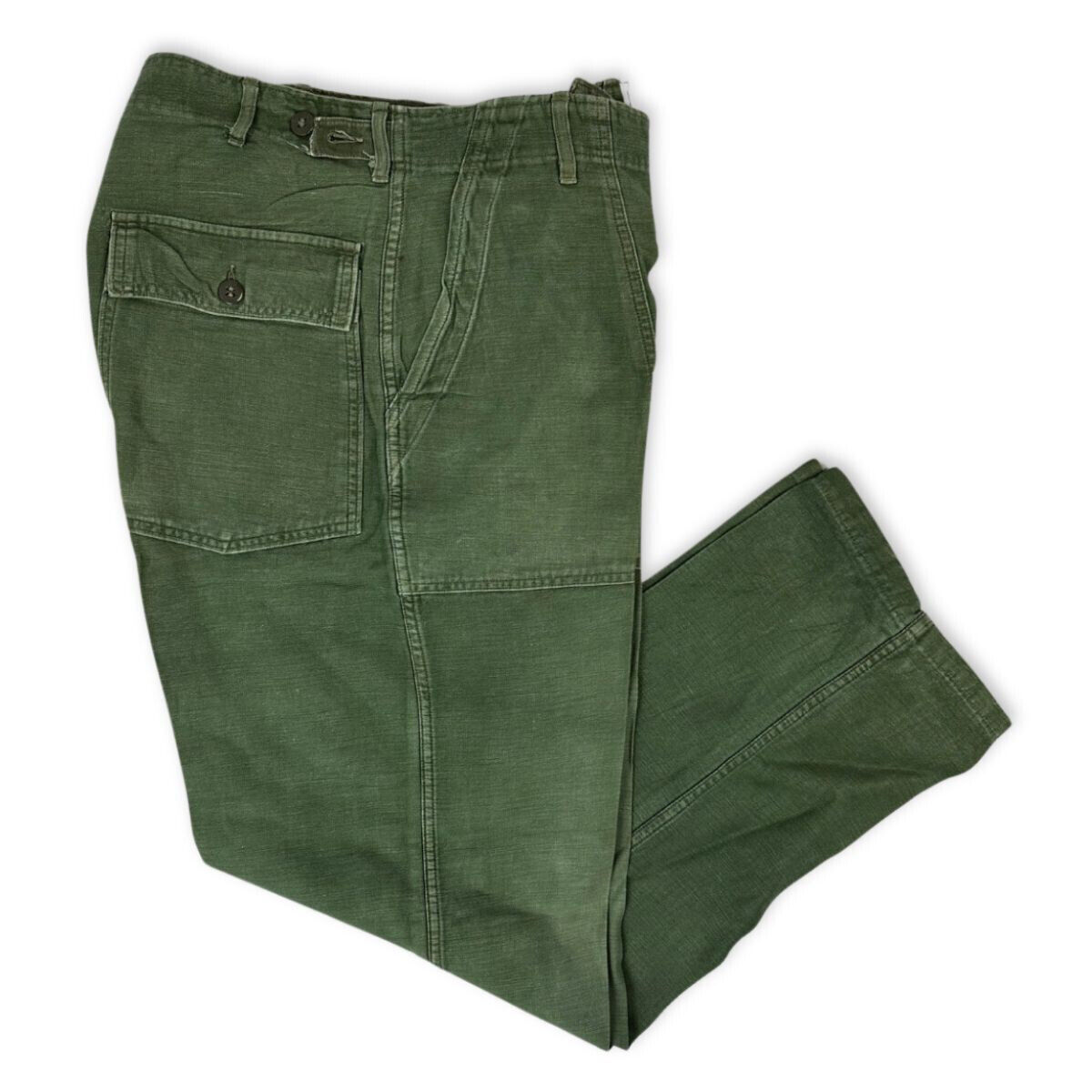 Vintage Military Cotton Sateen 4 Pocket Fatigue Pant | eBay Vintage Military Cotton Sateen 4 Pocket Fatigue Pant | eBay
