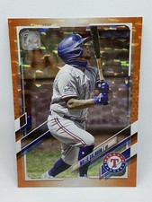 2021 Topps Series 1 Base Rainbow Foil #115 Willie Calhoun -  Orange /299