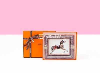 NEW HERMES CHEVAL D'APPARAT ASHTRAY PORCELAIN CHANGE TRAY CIGAR