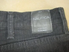 Nautica Black Jeans - Mens 40 / 30  Straight Fit, Stretch  42 / 31