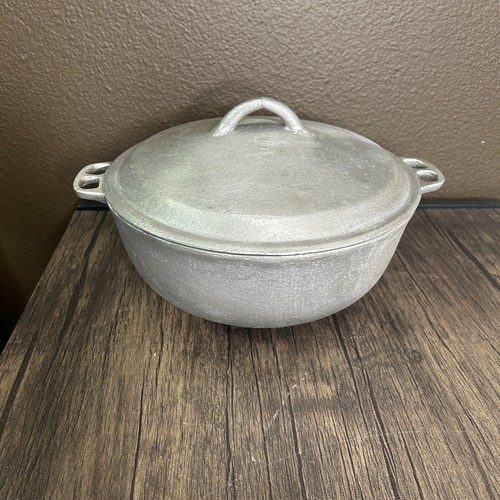 Dutch Pot Jamaican Dutchie 9.5" With Lid Round Bottom Metal 3300 - Picture 3 of 12