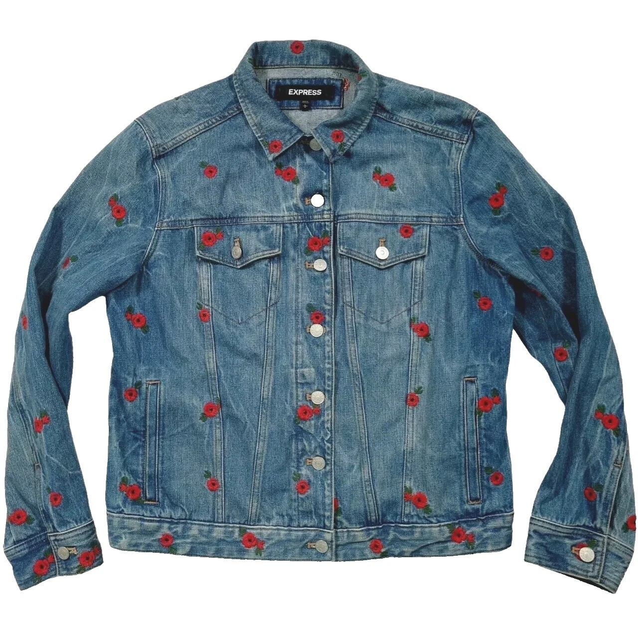 Express Women's Floral abrigos, chaquetas y chalecos para Mujeres