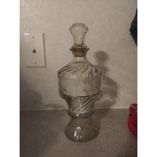 Old Mr. Boston Whiskey Liquor Glass Bottle Decanter
