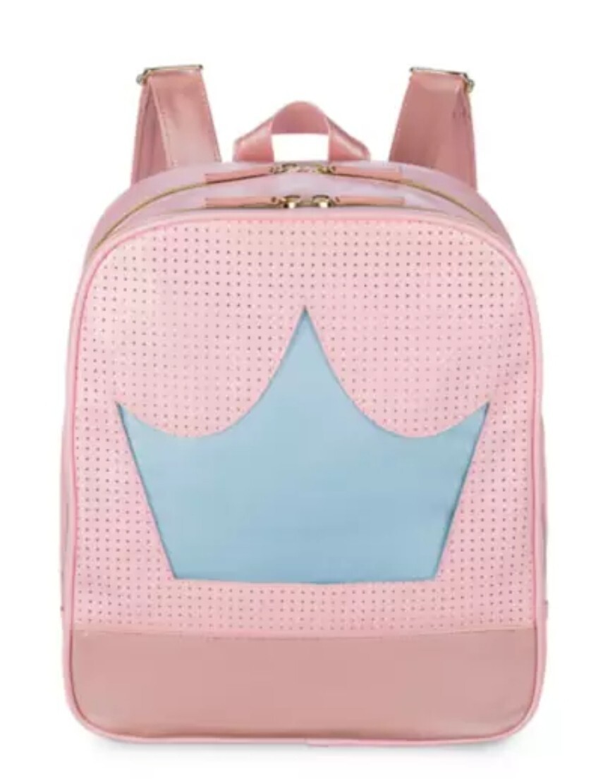 Disney Princess Crown Simulated Leather Backpack Pink NWT | eBay display picture 2