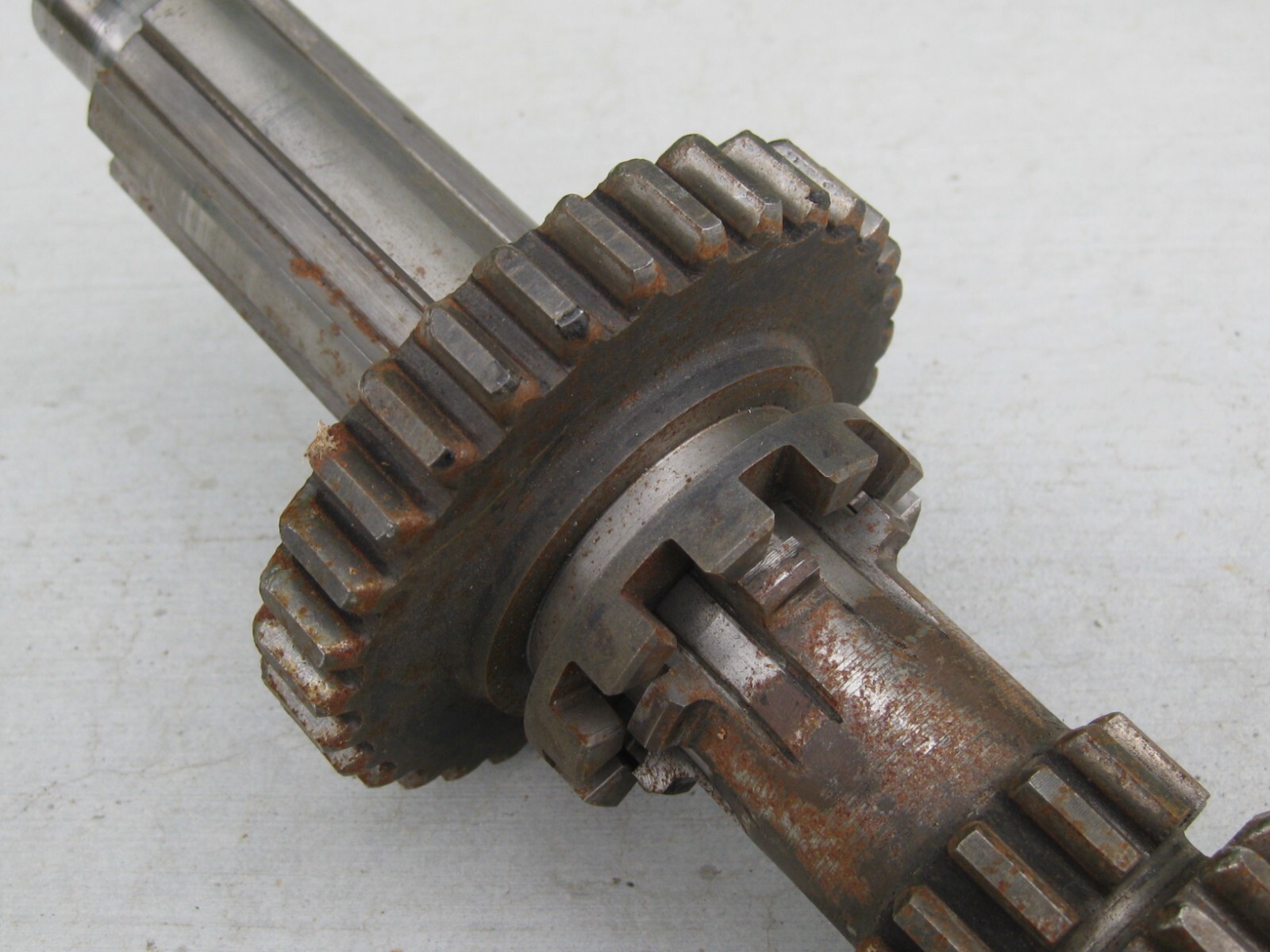 1934-40 PRE WAR BUGATTI T57 TYPE 57 GEARBOX LAYSHAFT & GEAR OEM ANTIQUE AUTO