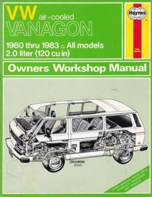 Manuel D’Atelier Haynes Volkswagen Vanagon 1980 1981 1982 1983 2,0l Air Froid - Photo 1/2