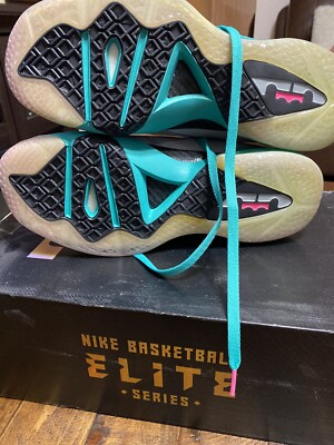 Lebron 9 IX P.S. Elite “South Beach” Wolf Grey Men display picture 2