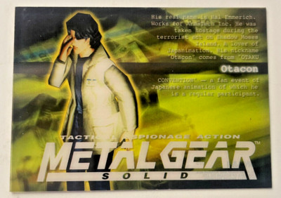 その他 L GEAR SOLID Trading Card #75 GOLDEN Metal Gear Solid #75 - Otacon Konami Tradind Card 1998 CC-HE-0562